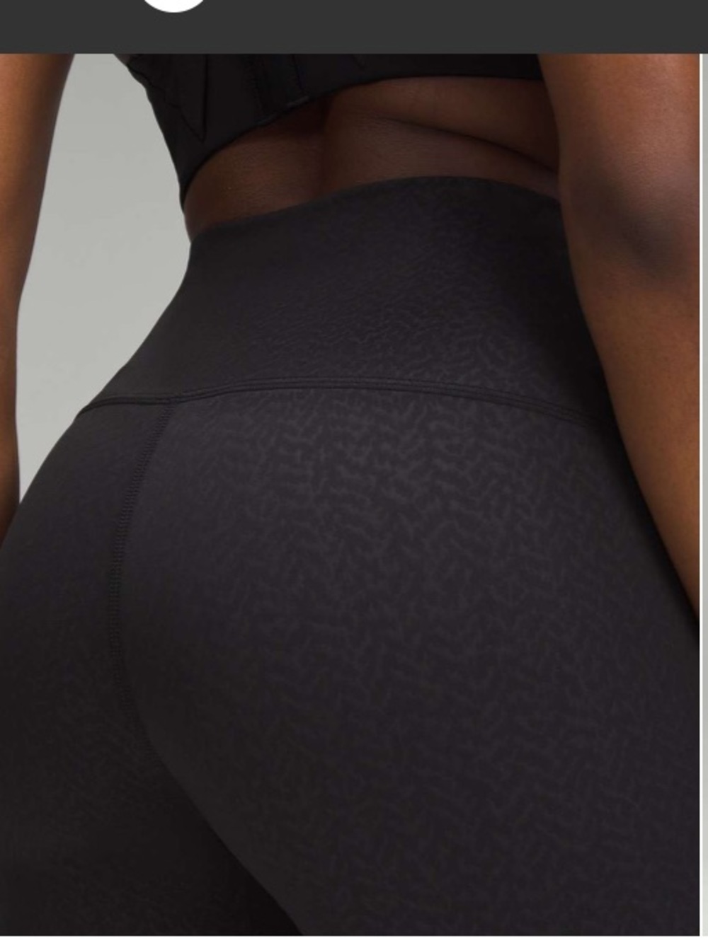 Lululemon Wunder Train High-Rise Tight 28"
Distressed Twill Emboss Black